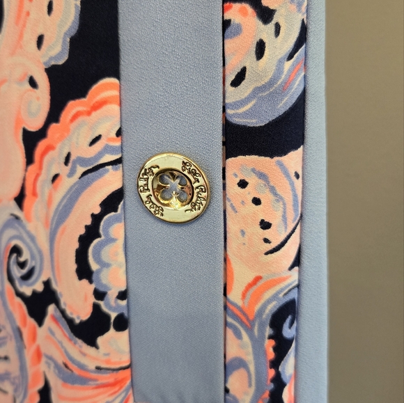 Lilly Pulitzer Amgie Stretch Shift Dress Size 16 - Picture 4 of 6